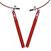 Garage Fit Speed Jump Rope - Cable Jump Rope - Speed Rope - Jumping Ropes for Fitness with Carry Bag (Red)