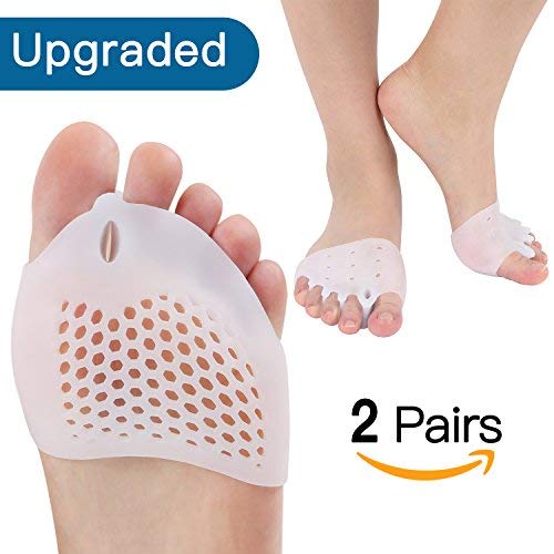 Toe Separator Socks, Gel Toe Separators 1 Pair Gel Lined