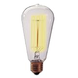 Bulbrite NOS40-1910-6PK 40W Nostalgic Edison Squirrel Cage-style Bulb, 6-Pack