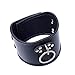 YILU BDSM Collar Leather Choker,O Ring Locking Collars,Adult Restraint Neck Collar Bondage Harness Necklace for Sex Play (Black1)