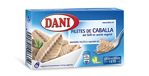 Mackerel Fillets in Vegetable Oil Canned 4oz Tin Caballa en Aceite