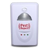 Ccaravan pest repellent reject 2 in 1 Electromagnetic and ultrasound Repels Rodents and Insects with US Adapter