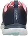 Skechers Sport Women's Flex Appeal 2.0 Fashion Sneaker, Charcoal/Coral, 8 M US