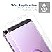 Tech Armor [Wet Applied] Thermoplastic Film (TPU) Screen Protector Designed for Samsung Galaxy S9 Plus, Complete Curved Edge Display Coverage, Bubble Free, HD Clear [2-pack]
