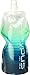 Platypus SoftBottle Flexible Water Bottle with Push-Pull Cap, Blue Stripes, 1.0-Liter