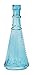 Luna Bazaar Blue Decorative Glass Bottle (cone shape)