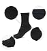 Lookatool MenMesh Meias Sports Running Five Finger Toe Socks (5Pairs)
