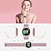 GOKOO Smart Watch for Women with Activity Fitness Tracker Heart Rate Blood Pressure Sleep Tracker Monitor Step Calorie Waterproof Bluetooth Smartwatch Pink