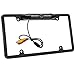PUMPKIN License Plate Frame Backup Camera, Rear View Reversing Camera Parking Assist Night Vision Waterproof High Sensitive with 170° Viewing Angle and 8 IR LED