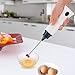 Rechargeable Eggbeater Handheld Stainless Milk Frother Foamer Blender Coffee Mixer with Charging Cable
