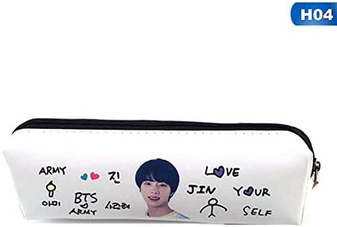 Kpop BTS Bangtan Boys New Pencil Bag Case Makeup Bag School Stationery JK Jimin (JIN)