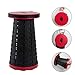 NGOZI Folding Stool for Camping, Adults Kids Retractable Plastic Stool Lightweight Collapsable Stool Portable for Fishing BBQ Outdoors Indoors Kitchen Max Load 130KG/330lbsthumb 1