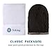 Knit Beanie Skull Hat - Soft Fleece Lined Slouchy / Winter Cap by Ssking (coffee)