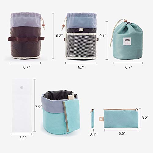 Multifunctional Lightweight Toiletry Bags Travel Cosmetic Bags For Women Waterproof Make Up Organizer with Sturdy Hook Portable Compact Bathroom Pouch (Large, Beige Cactus-Cylinder) 2 Multifunctional Lightweight Toiletry Bags Travel Cosmetic Bags For Women Waterproof Make Up Organizer with Sturdy Hook Portable Compact Bathroom Pouch (Large, Beige Cactus-Cylinder)