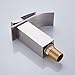 FAUMIX Single Handle Bathroom Vanity Sink Faucet Lavatory Waterfall Mixer Tap, Brushed Nickel