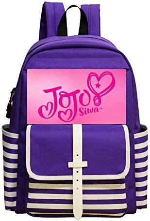 YUNZHUOshoo Jojo-Siwa School Backpack Bookbag Daypack Shoulder Bag Purple