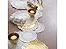Talking Tables Metallic Party Porcelain Gold Doilies (48 Pack)