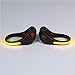 RUMBLE 24/7 Night Running Gear Shoe Lights- Flashing LED Reflective Gear for Runners, Joggers, Bikers, Kids & Pets (One PAIR) Black