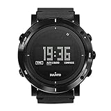 Suunto Essential Carbon Digital SS Leather Multi Quartz Men's Watch SS021215000