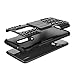 Oneplus 6 Case,Osophter Dual Layer Shock-Absorption Armor Cover Full-body Protective Case with Kickstand for Oneplus 6 A6003 (Black)