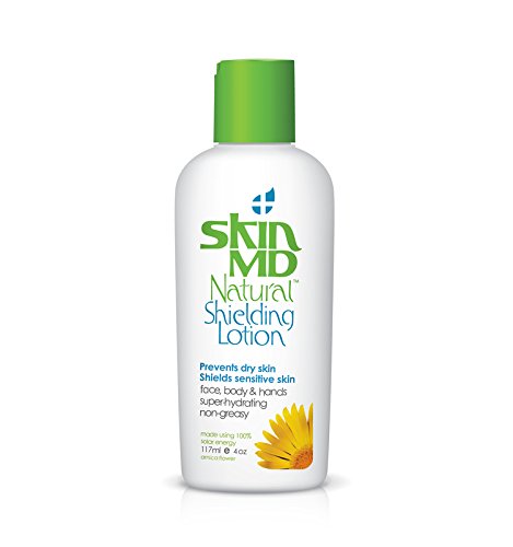Skin MD Natural Shielding Lotion 4 Oz. Bottle (117 mL) for Hands, Face & Body