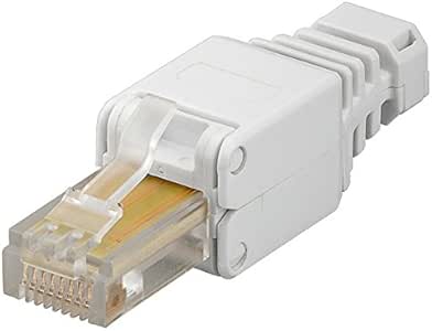 erenLINE – Conector RJ45 de red, 10 unidades, fácil montaje sin
