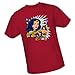 Pop Art - Wonder Woman - DC Comics Adult T-Shirt, Medium Red