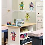 (6x11) Robot Repositional Wall Decal