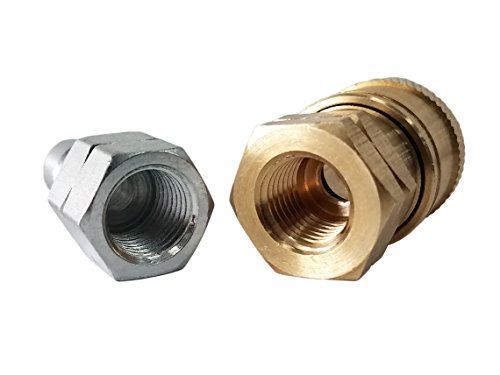 Ultimate Washer 1/4-Inch Quick Connect Pressure Washer Adapter Set, Max Pressure 5000 PSI Rating