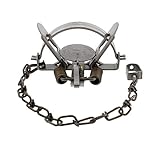Redneck Convent Duke Coon Trap 1-Pack – #1-1/2 CS Model 0470 Coil Spring Leg Trap w/4.75” Inch Jaw Spread – Raccoon, Nutria, Fox, Mink