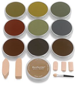 Panpastel Ultra Soft Artist Pastel Extra Dark Shades Set, Warm