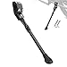 LELEKEY Bike Kickstand Aluminum Alloy Adjustable Height Bicycle Kickstand Single Leg Side Rear Mount Non Slip Bike Kick Stand for Most 20