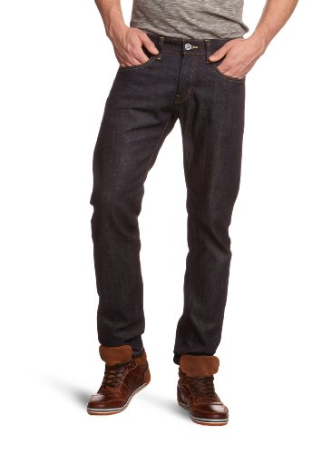 G-Star raw mens 3301 low tapered jeans 50779.4633 pants (waist 34 leg 32, rigid raw cover denim 3253)