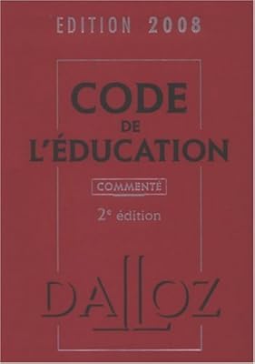 Code De Léducation Commenté Codes Dalloz Amazones Marc - 
