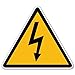 High Voltage Danger Warning sign sticker decal 5" x 5"