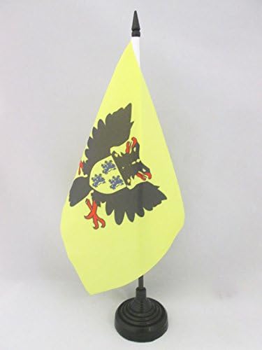 AZ FLAG City of Cambrai Table Flag 5'' x 8'', City of Cambrai Office Decoration 100% Polyester 21 x 14 cm