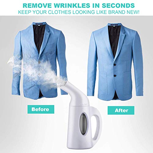Moolida Steamer for Clothes Portable Handheld Steamer 850 Watt Powerful Clothes Steamer Wrinkle Remover â€¦