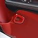 Voodonala for Challenger 2015-2023 Car Door Inner Door Handle Cover Trim Accessories for Dodge Challenger 2015-2023 (Red,ABS,2Pcs)