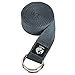 Yansyi Yoga Strap (8ft), Durable Polyester Cotton Exercise Straps w/Adjustable D-Ring Buckle for Stretching, General Fitness, Flexibility and Physical Therapy – Gray, 8ftthumb 3