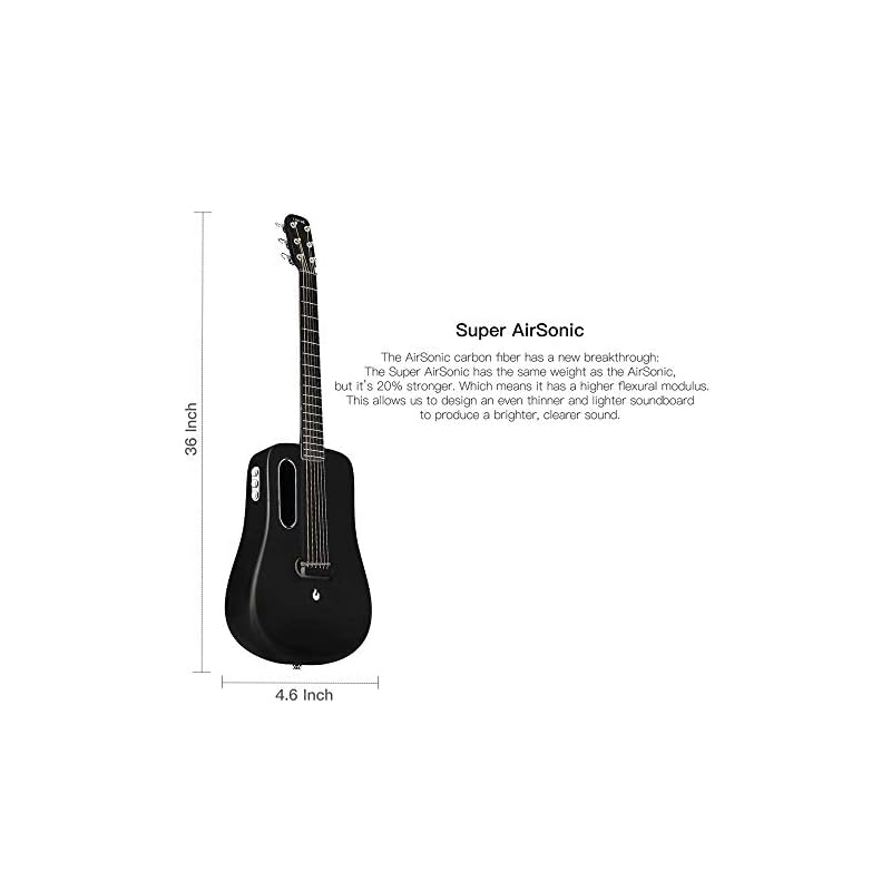 LAVA ME 2 AcousticElectric Carbon Fiber Guitar w/Effects, Super