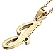 Besteel Womens Mother and Daughter Stainless Steel Alphabet Name Initial Letters Pendant Necklace Letter J