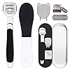 Foot-Scraper-Kit-Double-Sided-Foot-File-Hard-Skin-Callus-Remover-Feet-Care-Stainless-Steel-Pedicure-Tool-with-Case-Foot-File-Heads-10-Replacement-Blade-for-Dry-Callus-Dead-Cracked-Skin Foot Scraper Kit + Double-Sided Foot File, Hard Skin Callus Remover Feet Care, Stainless Steel Pedicure Tool with Case…