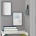 U Brands Locker Accessories Kit, Back to School Essentials, Grey, 6-Piece, Includes Whiteboard, Mirror and Organizing Supplies