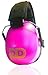DECIBEL DEFENSE Professional Safety Ear Muffs 37dB NRR - The HIGHEST Rated & MOST COMFORTABLE Ear Protection For Shooting & Industrial Use - THE BEST HEARING PROTECTION GUARANTEED! (PINK)