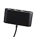 Car Charger Adapter, Ofspower 3 Socket Cigarette Lighter Adapter with 12V Dual USB Car Phone Charger + 3FT USB Type C Cable for Smartphones