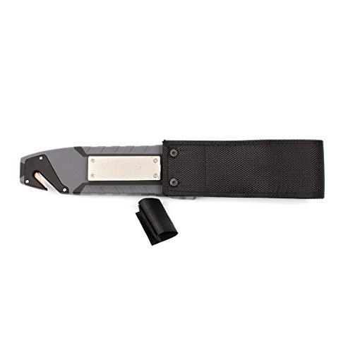 Firebird Fixed Blade Tactical Knife GANZO F803 w/Firestarter & Sharpener (Grey)