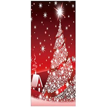 Amazon Com Euone Wall Sticker Christmas Tree Door Cover