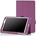 MoKo LG G Pad 8.3 Case - Slim Folding Cover Case with Built-in Hand Strap & Stylus Pen Loop for LG G Pad 8.3 Inch V500/V510 Tablet, PURPLE (With Smart Cover Auto Wake / Sleep)
