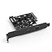 QICENT PCI USB C Express Card with USB3.1, Type C 2 Ports Superspeed Up to 10 Gbps and 15-Pin Power Connector for Windows 7/8/8.1/10 Above & Linux Kernal