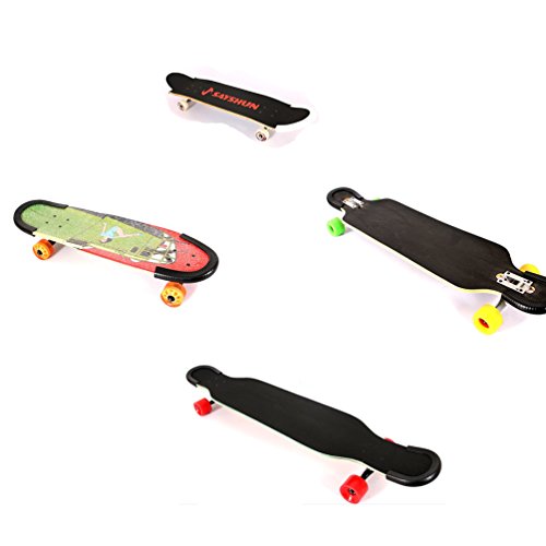 Skateboard Longboard Nose Guard and Tail Guard(Black)
